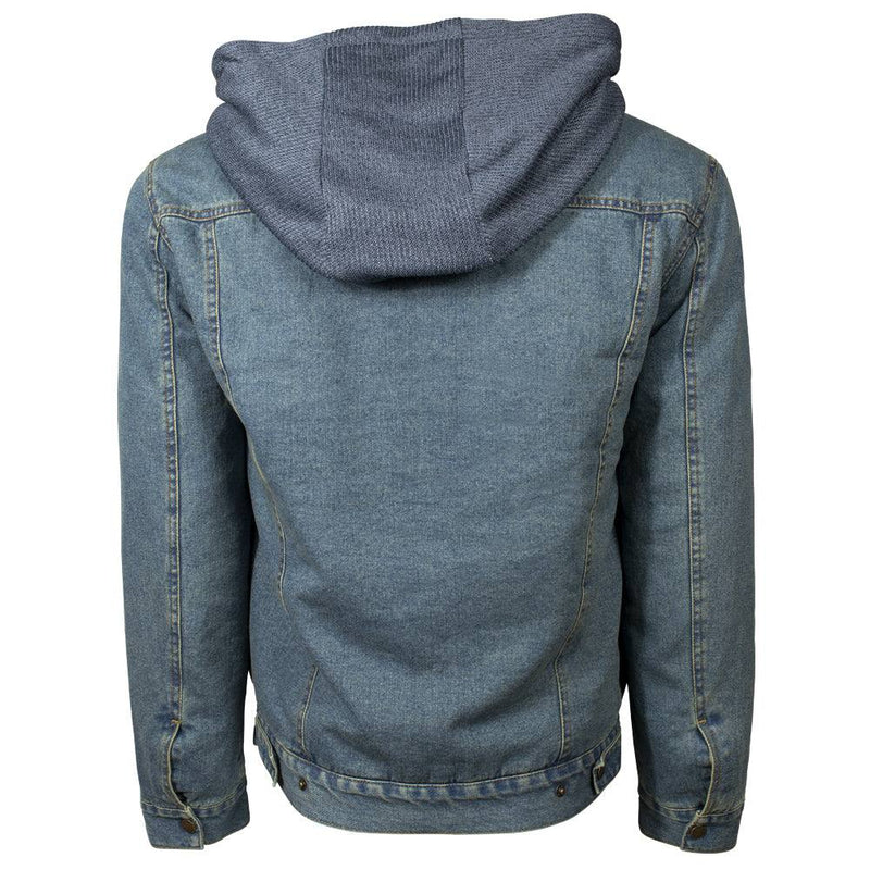 Wallflower medium women's button up denim jacket hoodie the dreamer fit |  eBay